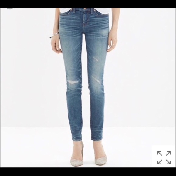 Madewell Denim - MADEWELL Skinny Skinny distressed jeans